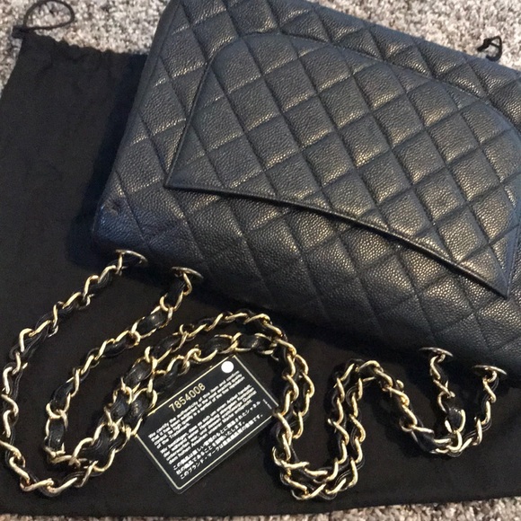 Chanel caviar flap bag additional pics - Picture 8 of 9